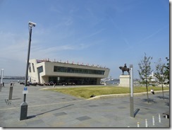 Ferry Terminal on Mersey River, Liverpool, England