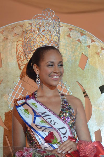 Miss Dominica 2013 winner Leslassa Adey Armour Shillingford