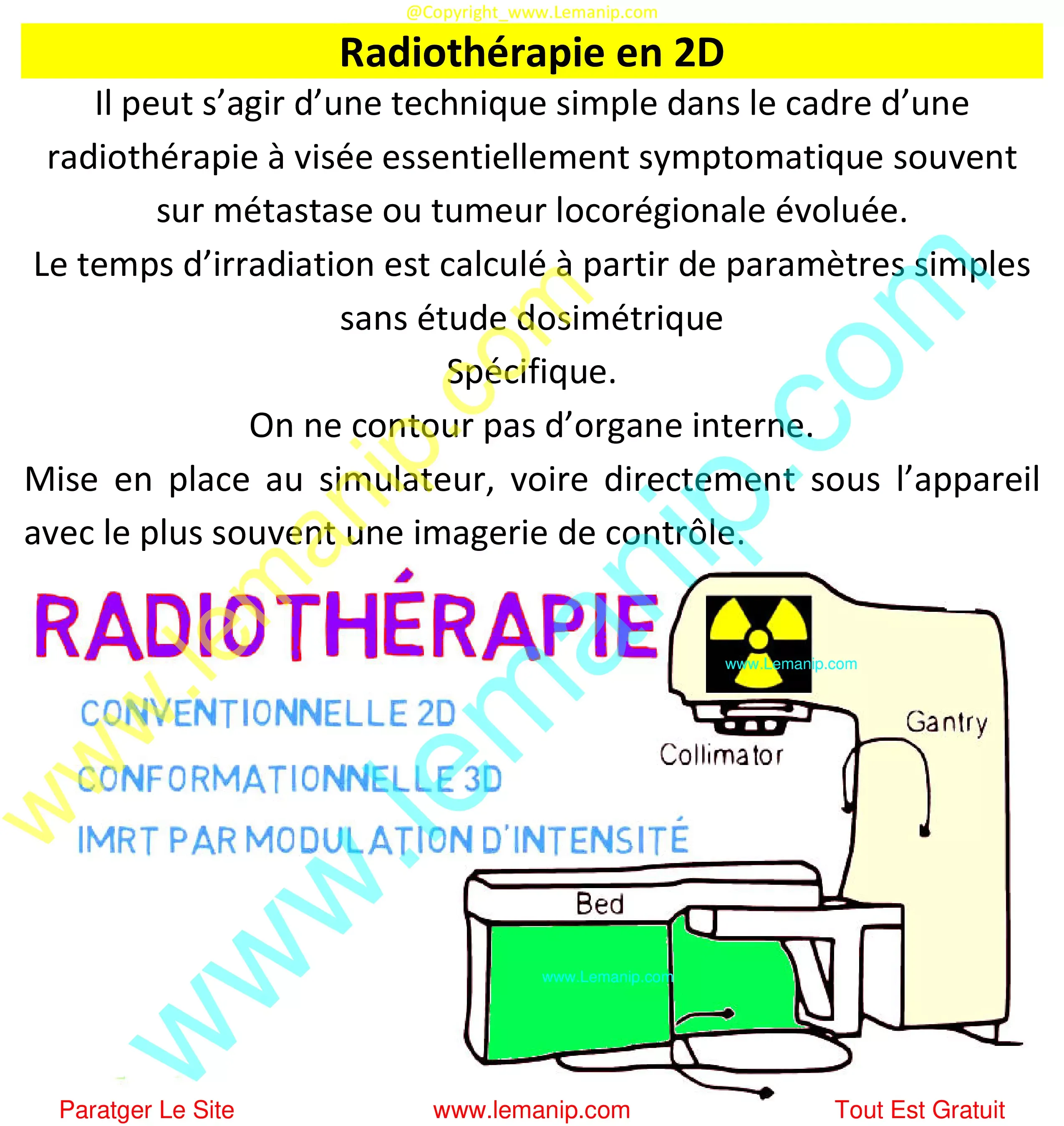 Radiothérapie en 2D