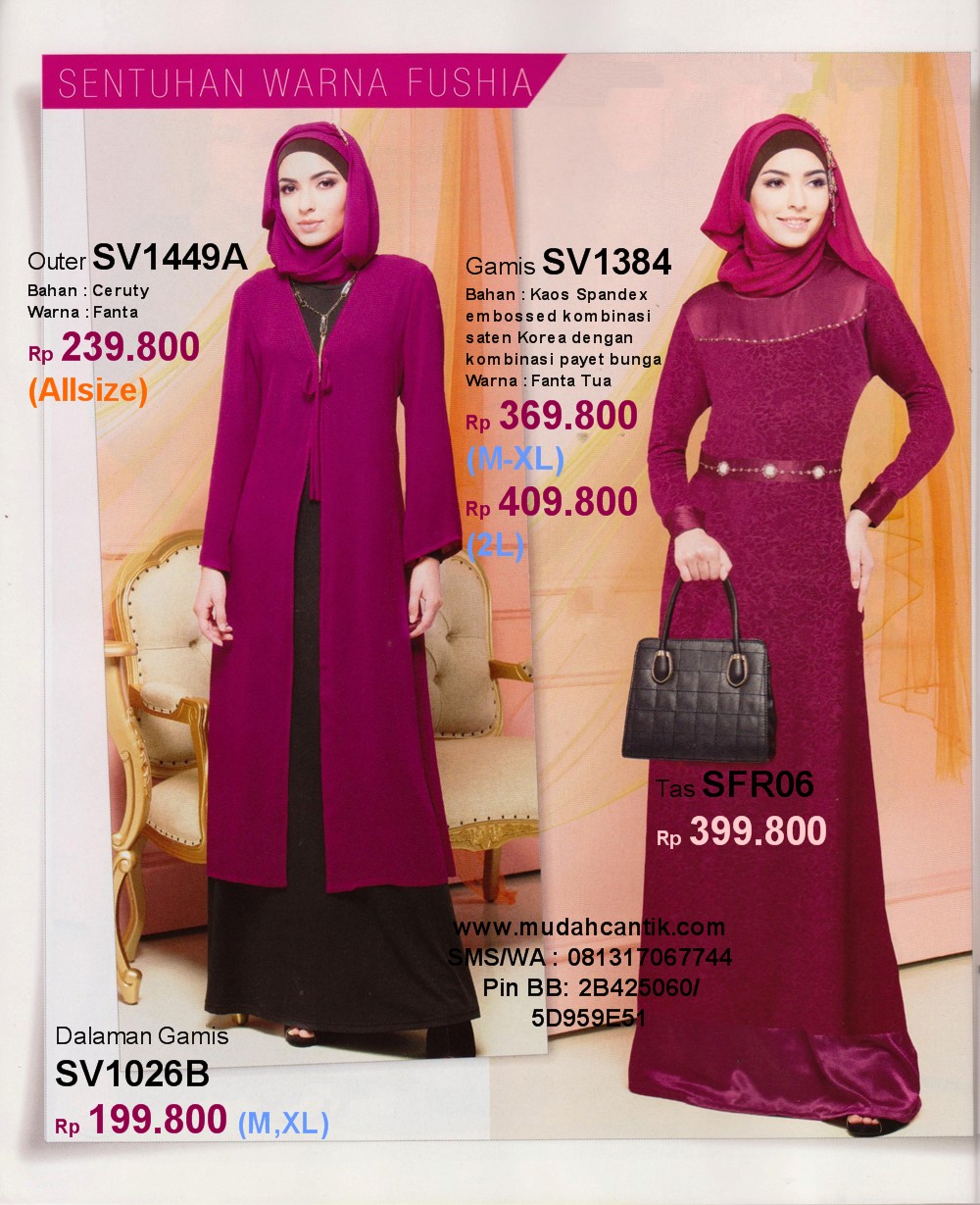 Baju Gamis Modern Cantik Terbaru Indonesia Gamis Elegan