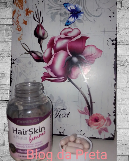 Crescimento de cabelos com HairSkin Nails