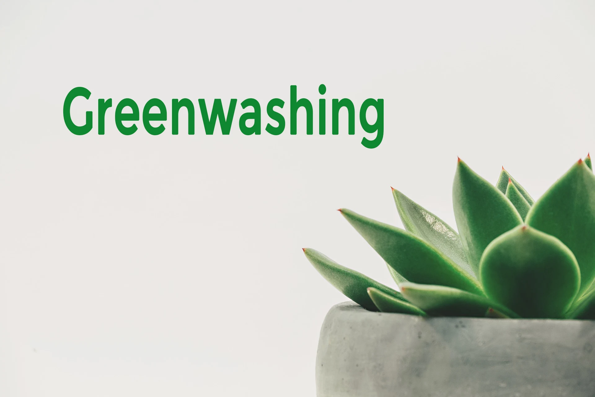 Greenwashing