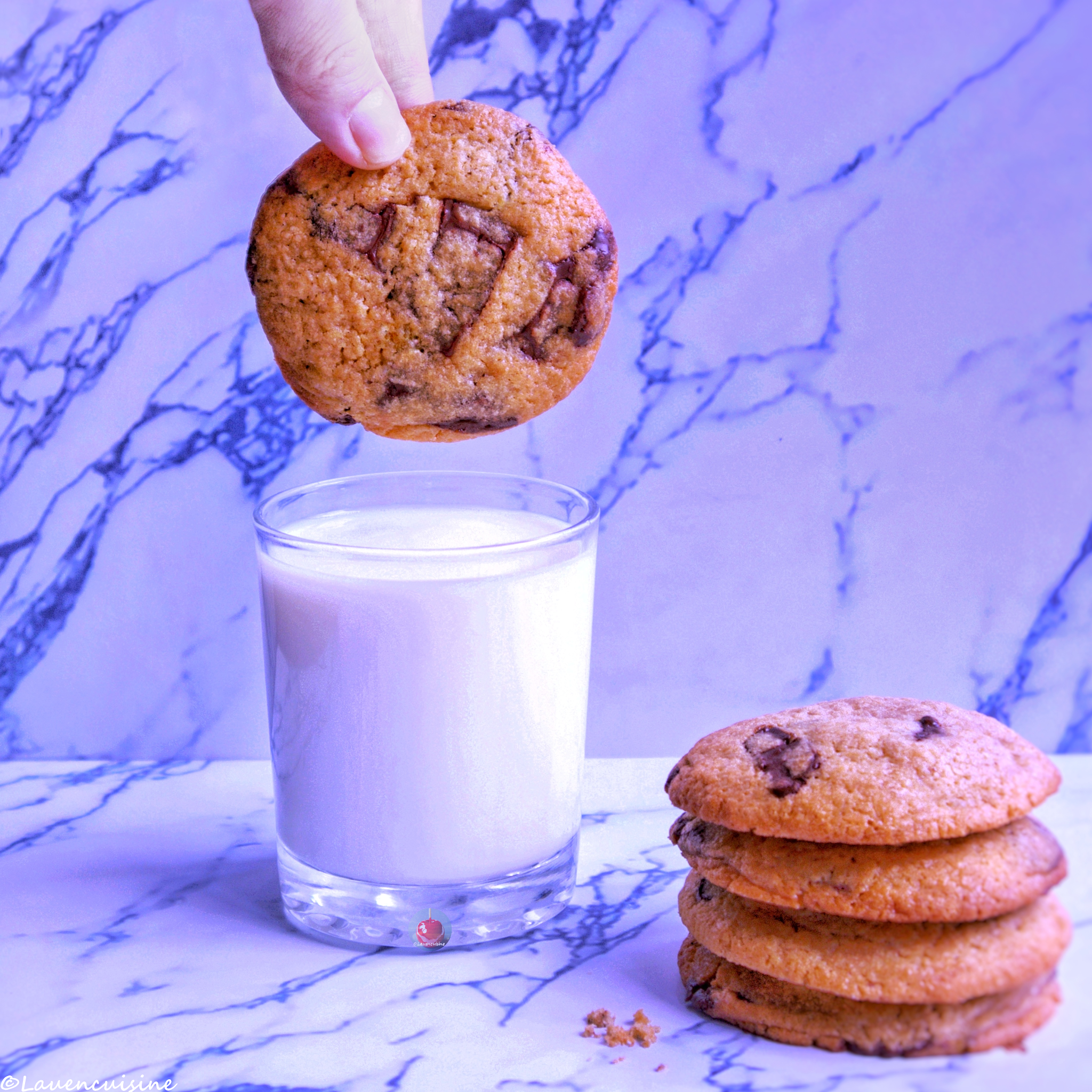 Cookies américains usa croustillants moelleux faciles chocolat