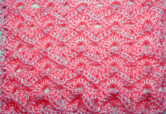 4-Crochet Imagen Puntada abanico a relieve a crochet y ganchillo por Majovel Crochet