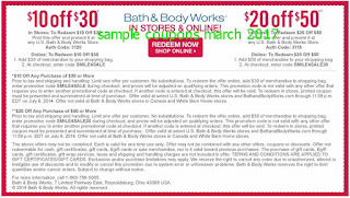 Bath And Body Works coupons for march 2017