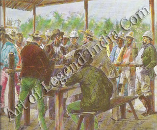 The French scheme for building a canal through the Isthmus of Panama collapsed in 1889. It was underfinanced and mismanaged from the start, and the work force was decimated by yellow fever. The isthmus became a centre of gambling, brothel keeping and coffin making. The US Government took up the project in 1904, but used only one-third of the French excavations. They finally completed the canal in 1914. 