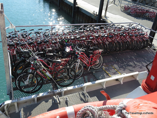 Bikes on the Rottnest Island ferry.