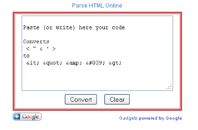 Cara Membuat Widget Parse HTML di Blogspot