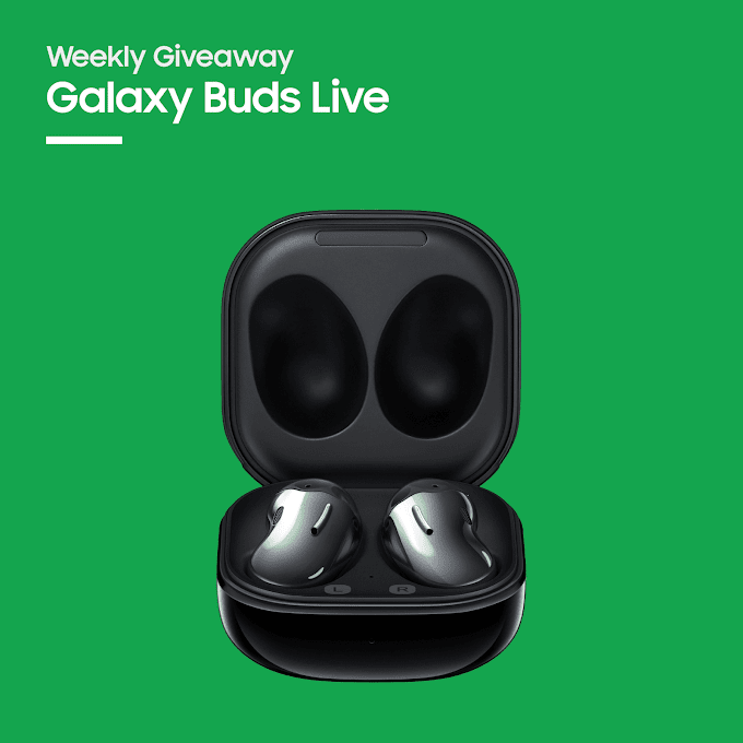 Sorteio de um Galaxy Buds Live