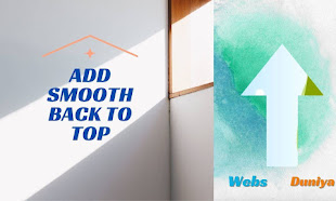 Add Smooth Back to Top Button In Blogger