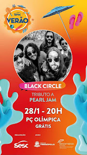 Dia 28-01 Sesc Verão em Teresópolis com Black Circle