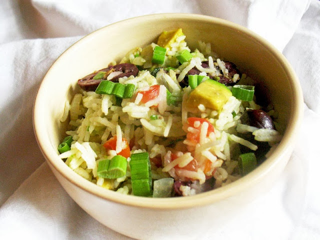 avocado olive rice