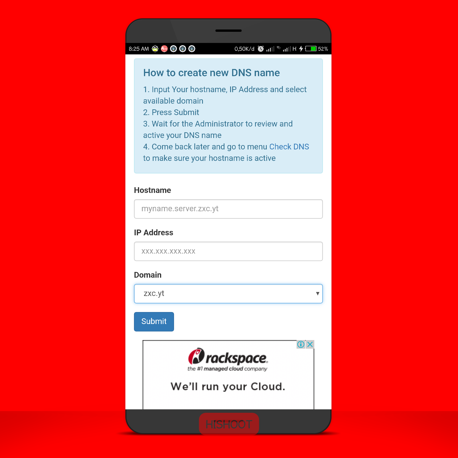 Internet Gratis Di Android Dengan Subdomain