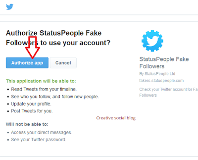 after this option you wi!   ll redirect to the dashboard of this app - remove twitter followers