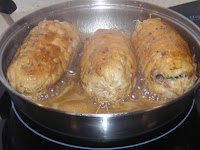 Pechuga De Pollo Rellena En Salsa De Champiñones