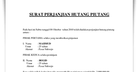 Contoh Kasus Yang Melanggar Hukum Perdata - Berita Jakarta