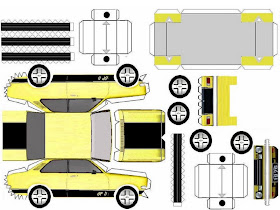 brinquedos de papel para imprimir recortar montar carros