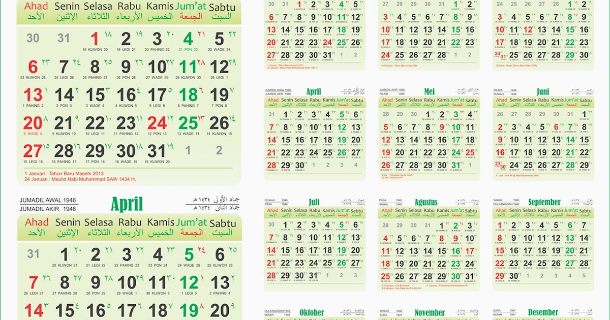 Terpopuler 40 Kalender  Jawa  1998 Oktober 
