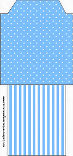 Light Blue with Stripes and Polka Dots First Communion Free Printables. 