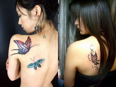 Butterfly Tattoos Designs On Shoulder