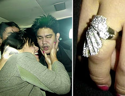 £3 Million Diamond Ring Prince Azim for Jade Goody