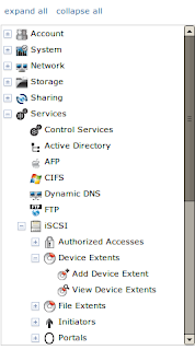 FreeNAS device extents