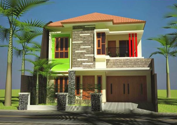 Desain Rumah Minimalis 2 Lantai