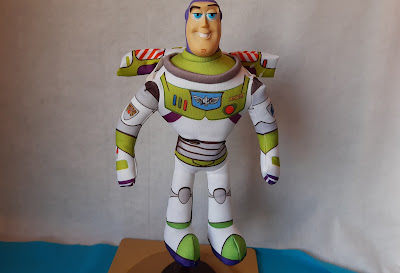 Boneco de Pano, cabeça de borracha do Buzz Lightyear do Toy Story Disney Pixar 40cm de altura R$ 35,00