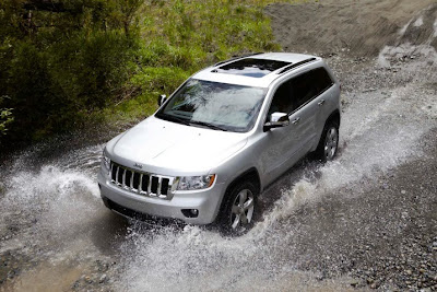 2011 Jeep Grand Cherokee Top Side View