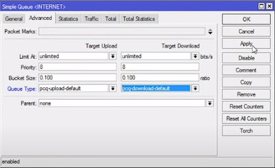 Cara Limit Bandwidth di Mikrotik Per IP Address