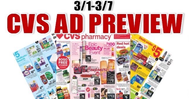 CVS Weekly Ad Preview 3-1-3-7