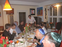 Passover seder for 16 men