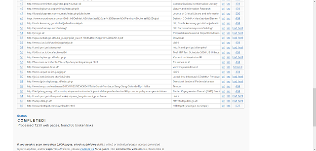 Cek Link Rusak Lagi Untuk Blog