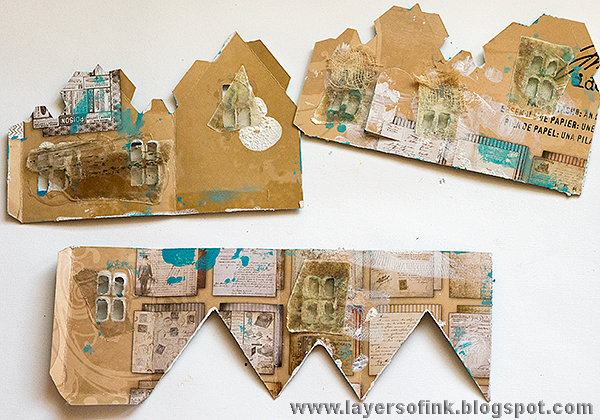 Layers of ink - Halloween Manor House Tutorial by Anna-Karin with Sizzix dies by Tim Holtz.