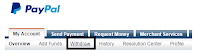 Menu Penarikan Pada PayPal
