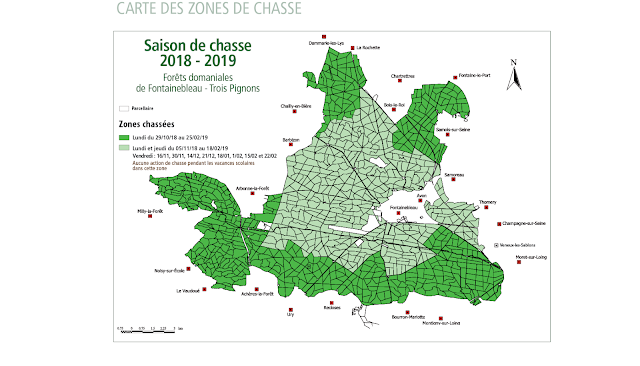 Calendrier Chasse Fontainebleau 2018-2019