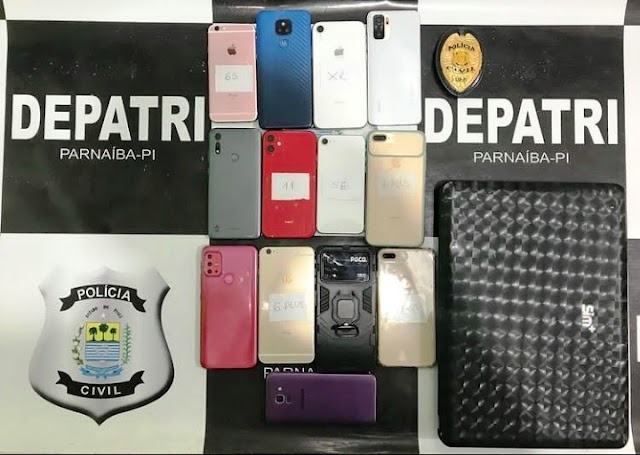 Polícia Civil recupera celulares e notebook furtados durante evento em Parnaíba