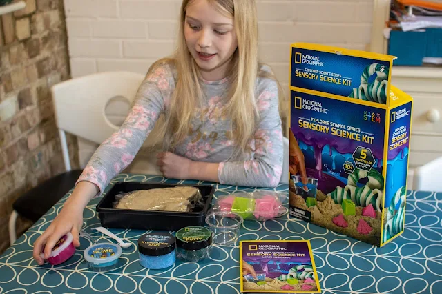 The contents of the Sensory Slime kit