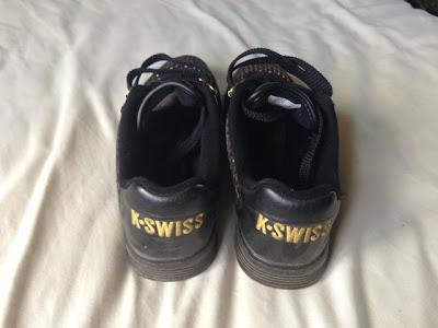 K Swiss Limited Edition Black and Gold Trainers 