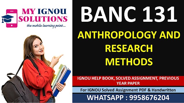 BANC 131 Solved Assignment 2024-25