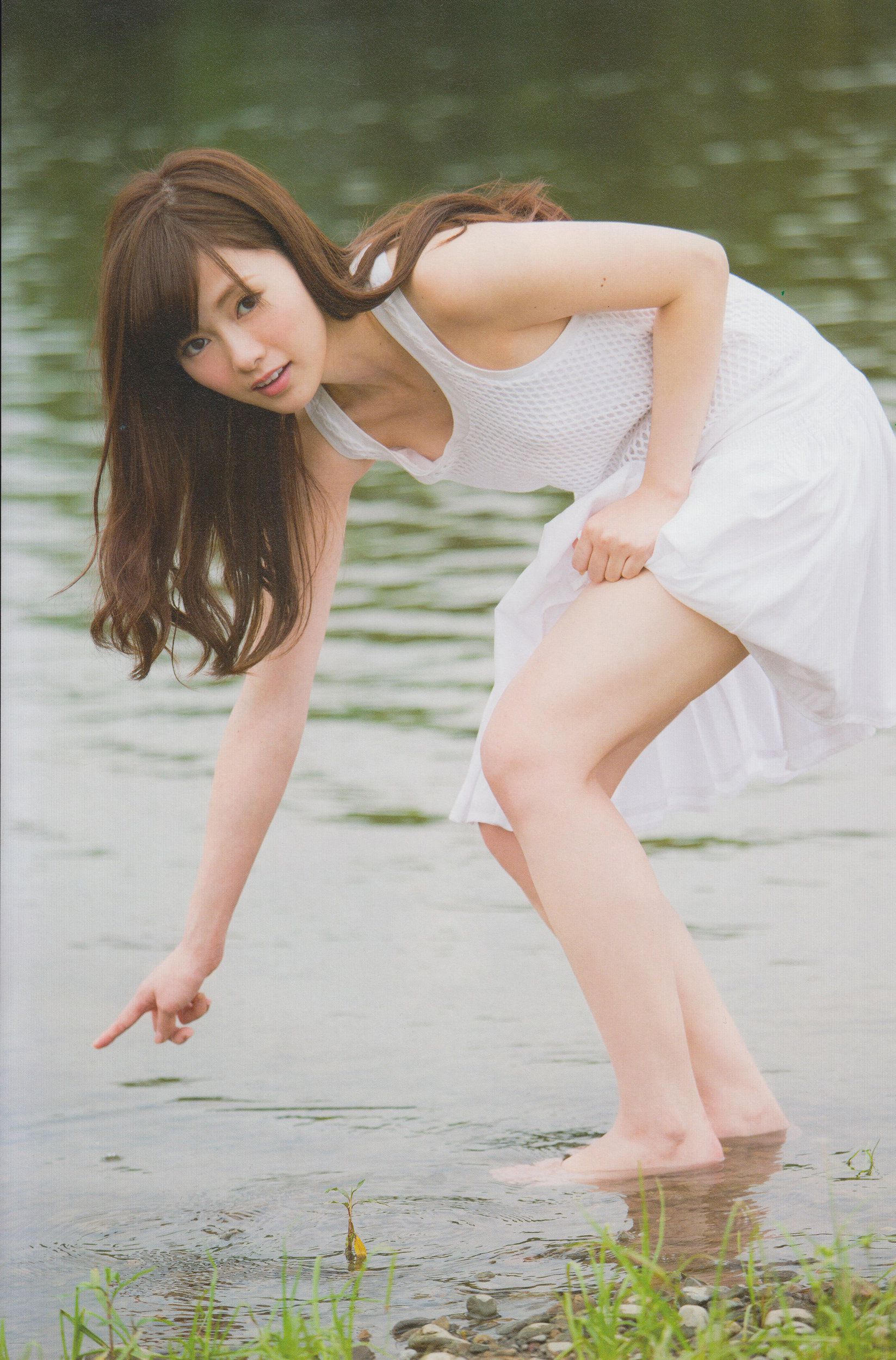 Mai Shiraishi in her first photobook "Innocent Adult"