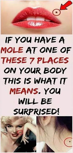 If You Have A Mole At One Of These 7 Places On Your Body This Is What It Means-Y…