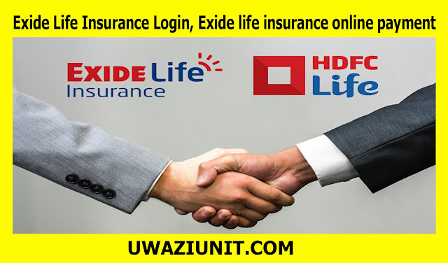 Exide Life Insurance Login, Exide life insurance online payment