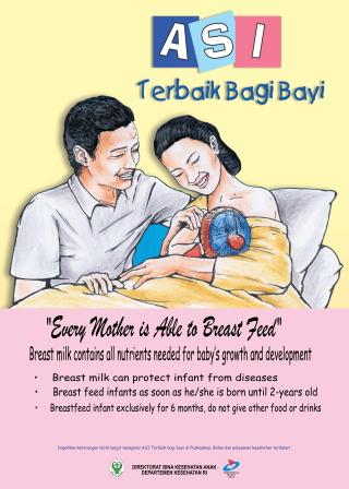 Kumpulan Poster Kesehatan ASI Terbaik Bagi Bayi