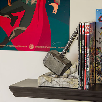 the Thor Mjolnir Hammer Bookend Statue from Gentle Giant, ORDER NOW
