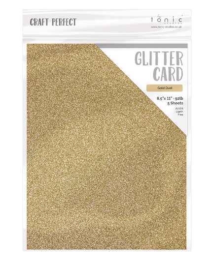 Gold Dust Glitter Cardstock