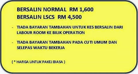 Hospital Untuk Bersalin Selangor Hospital Bersalin Razif Klang Harga Baru