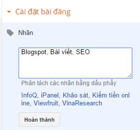 Cách viết bài chuẩn SEO trên Blogspot/Blogger