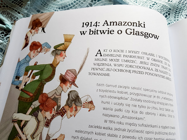 Sufrażystki i sufrażetki. Walka o równość. - recenzja - David Roberts - Egmont - Art Egmont - książeczki dla dzieci - blog rodzicielski - blog parentingowy - prawa kobiet - prawa wyborcze - prawo do głosowania