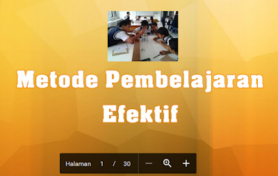 Download Ebook Pendidikan Metode Pembelajaran Efektif